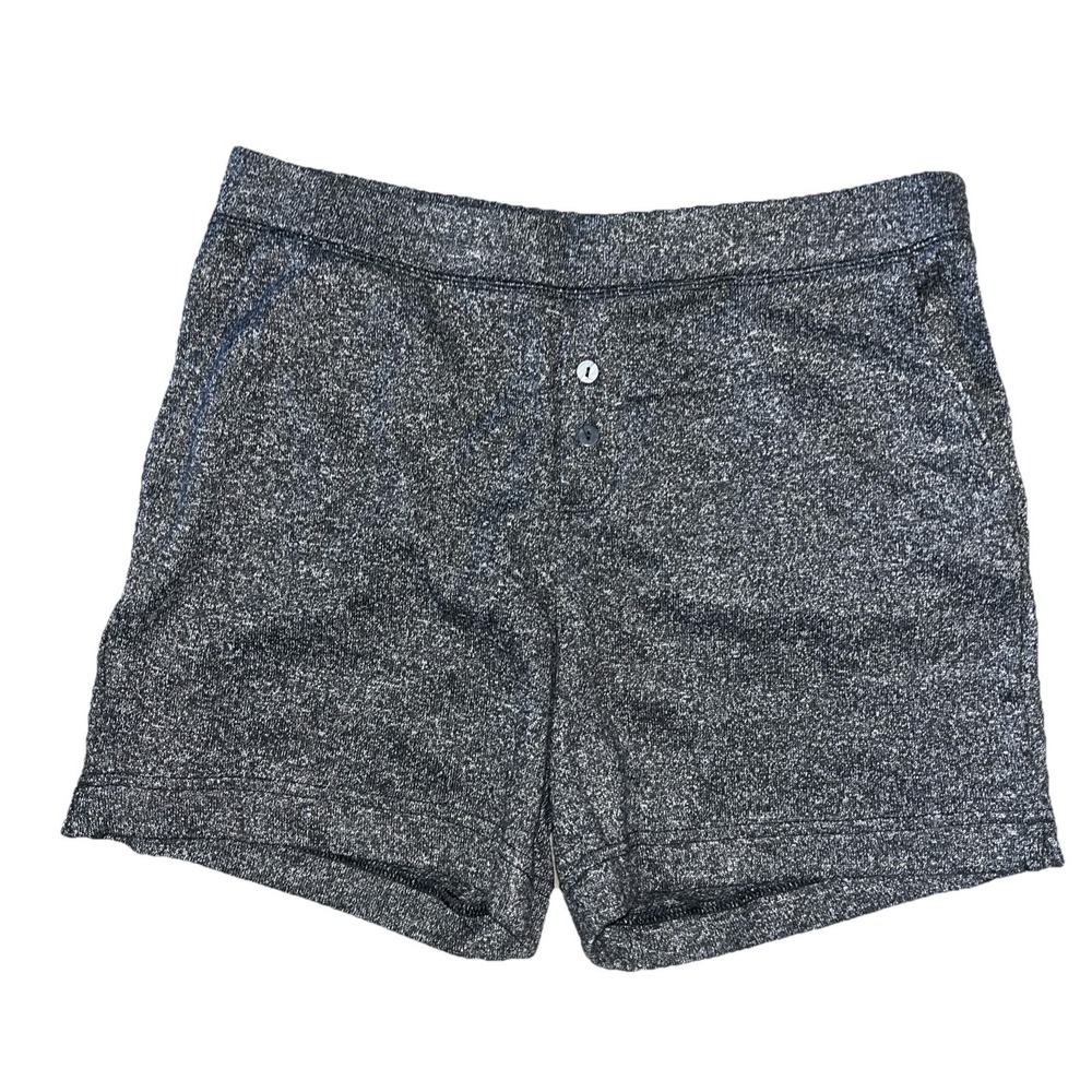 NEW Women's 32 DEGREES Black Charcoal‎ Knit Sleep Shorts Size Small